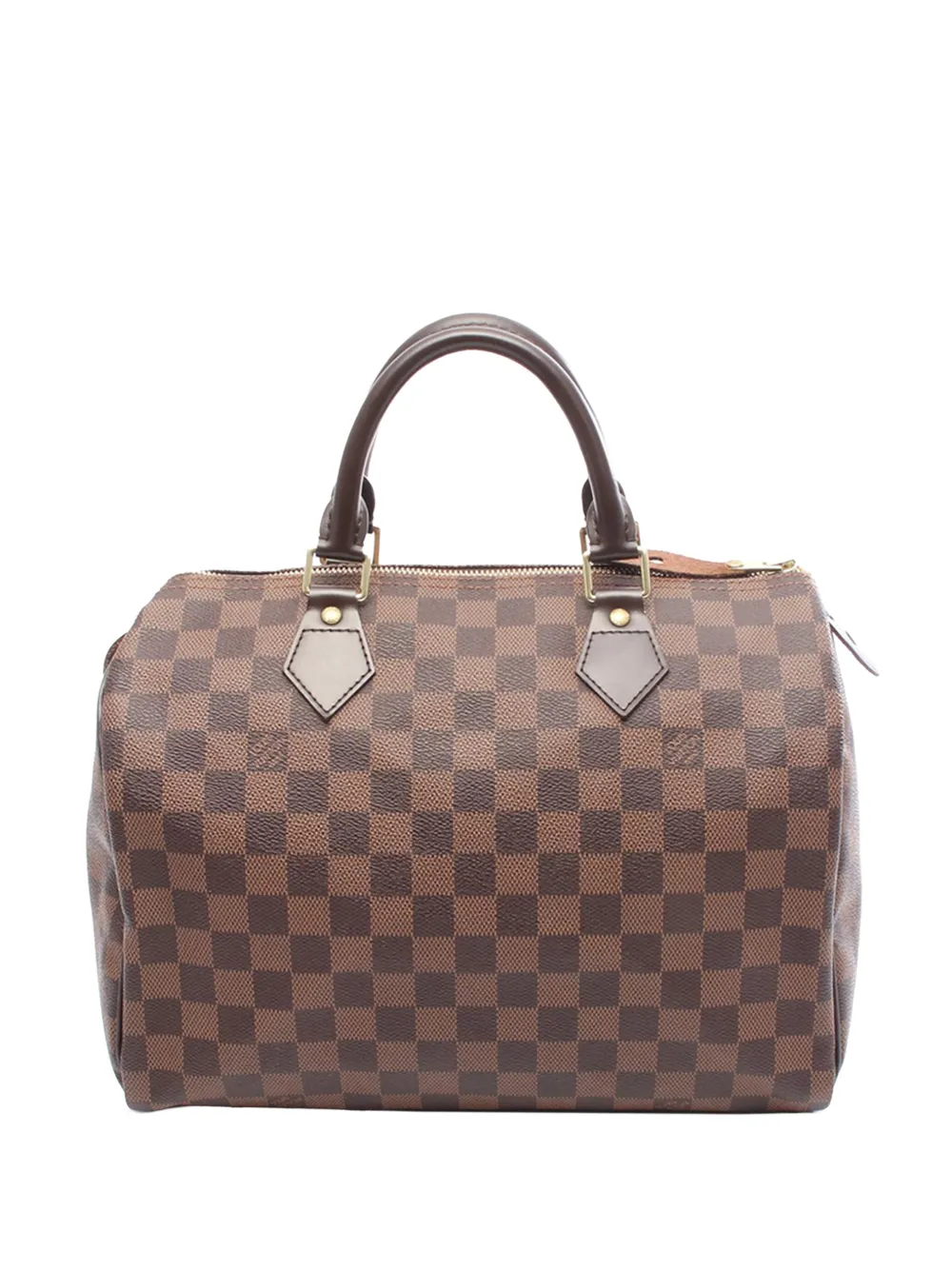 Louis Vuitton Pre-Owned 2014 Damier Ebene Speedy 30 travel bag - Marrone