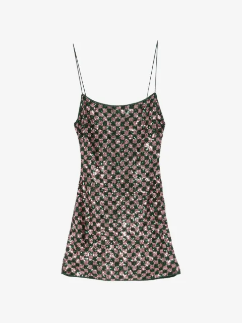 Oséree sequin-pattern mini dress
