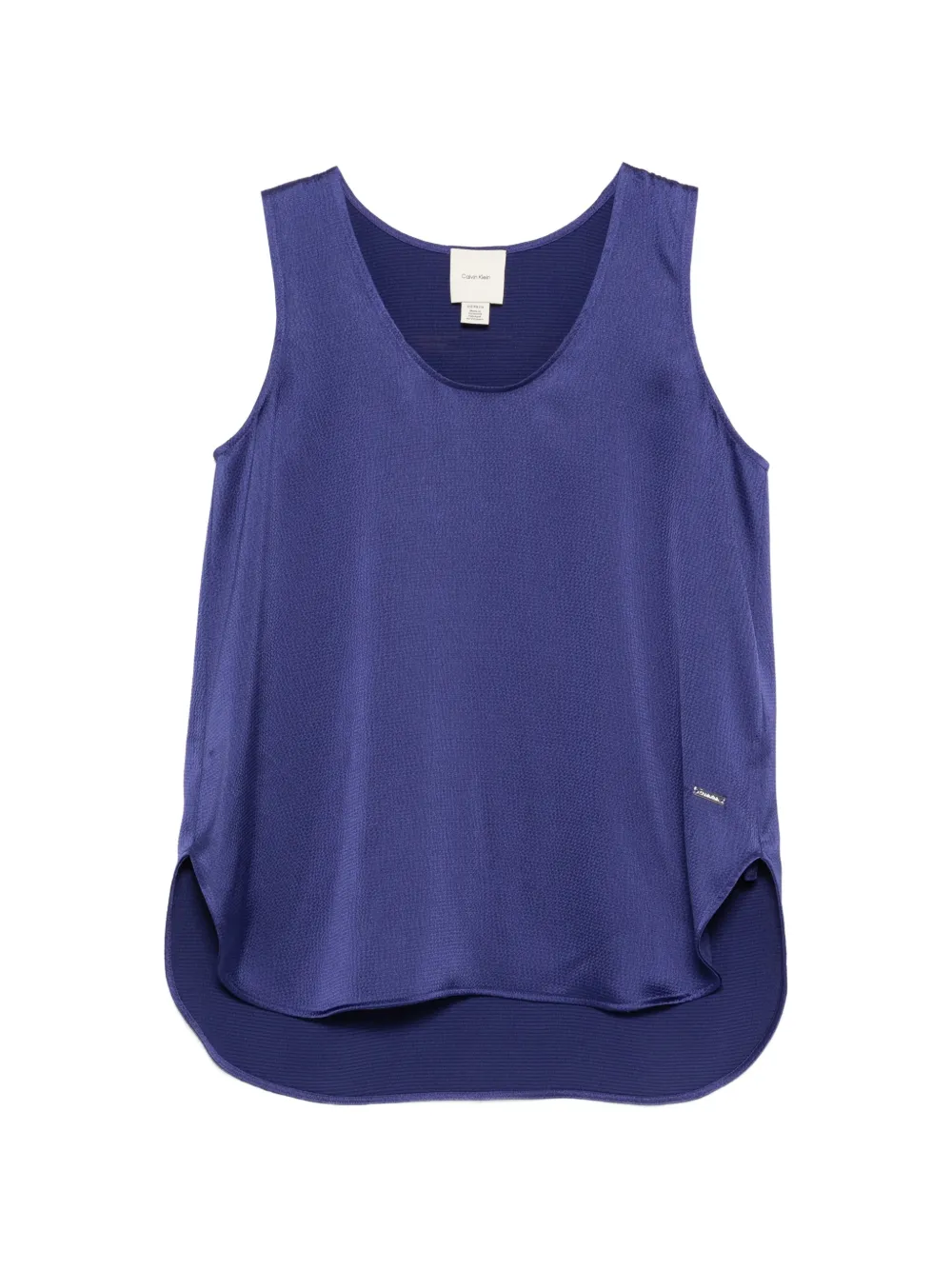 Calvin Klein logo-appliqué blouse - Blu