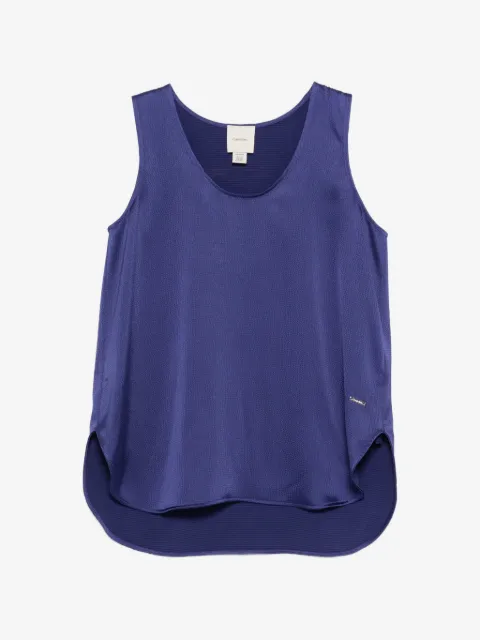 Calvin Klein blusa con aplique del logo