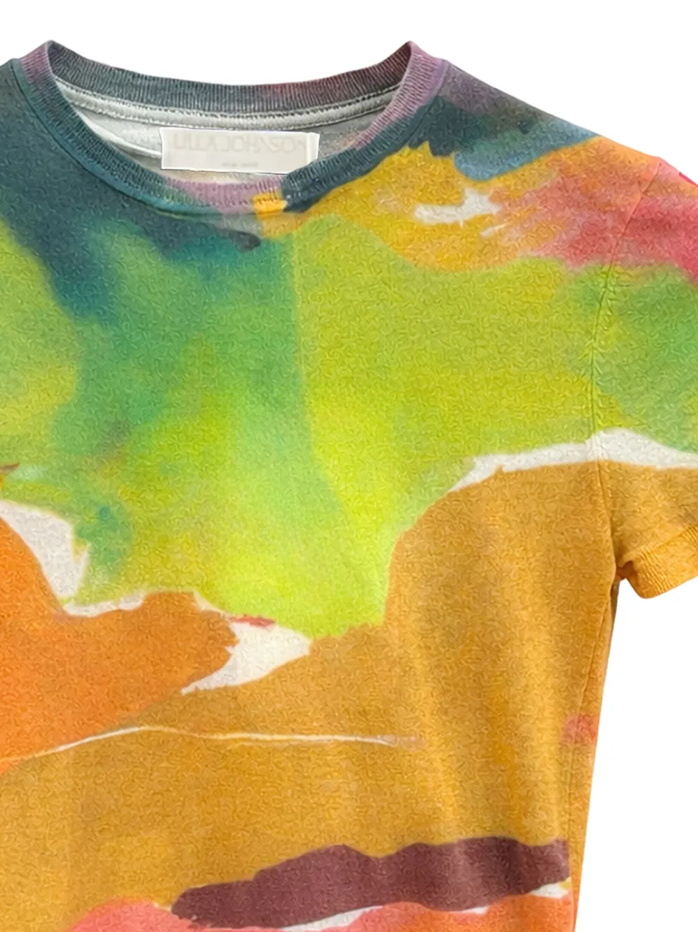  Ulla Johnson Sana Patterned T-shirt - Orange 