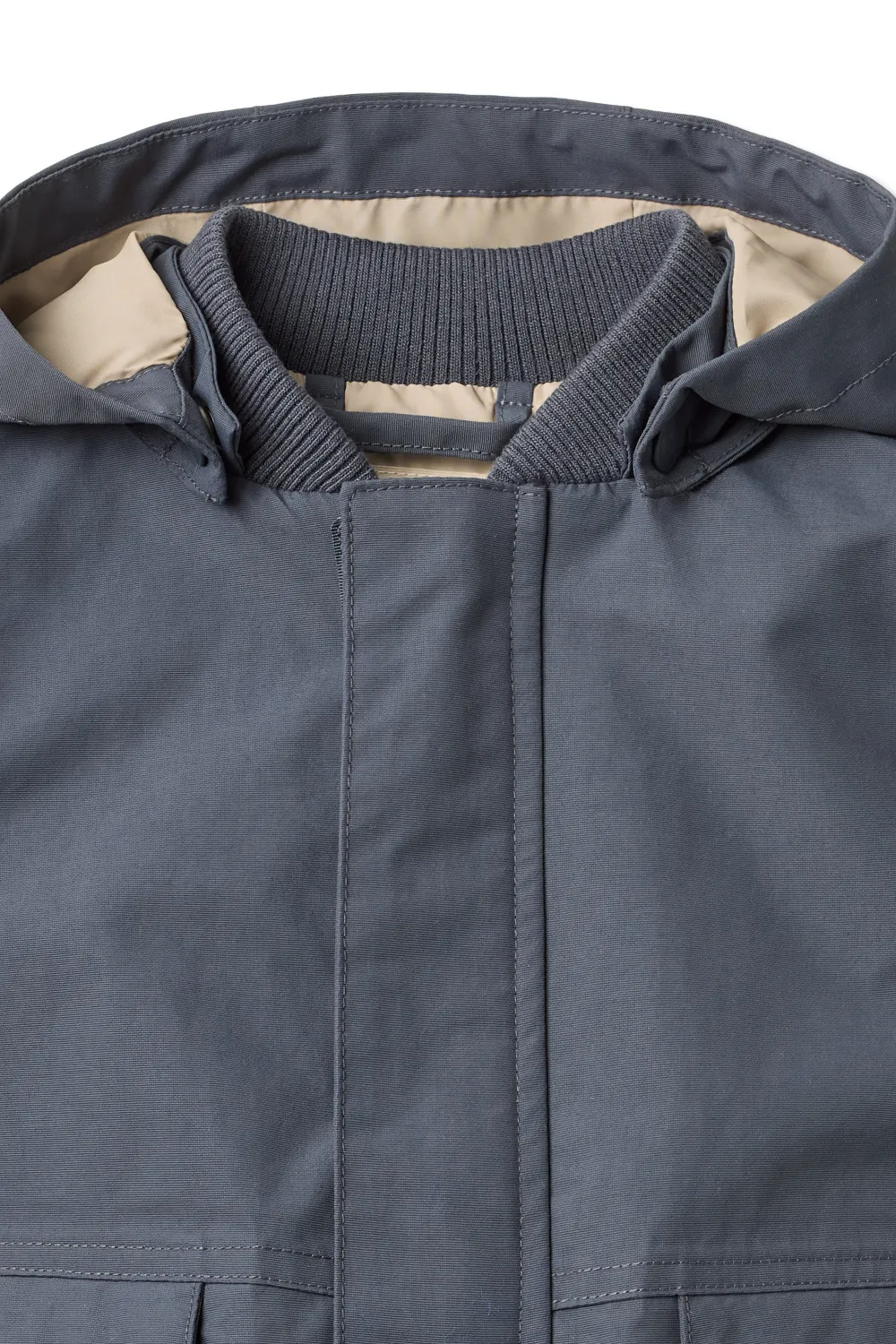  Wheat Alke Hooded Parka - Blue 