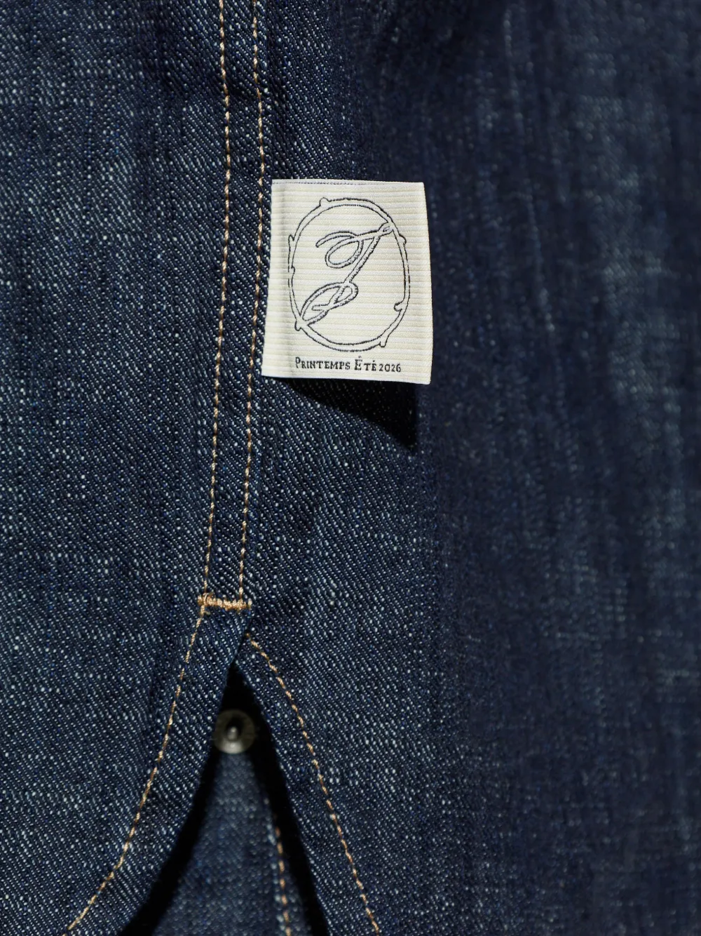 Jacquemus Simon denim overhemd Blauw