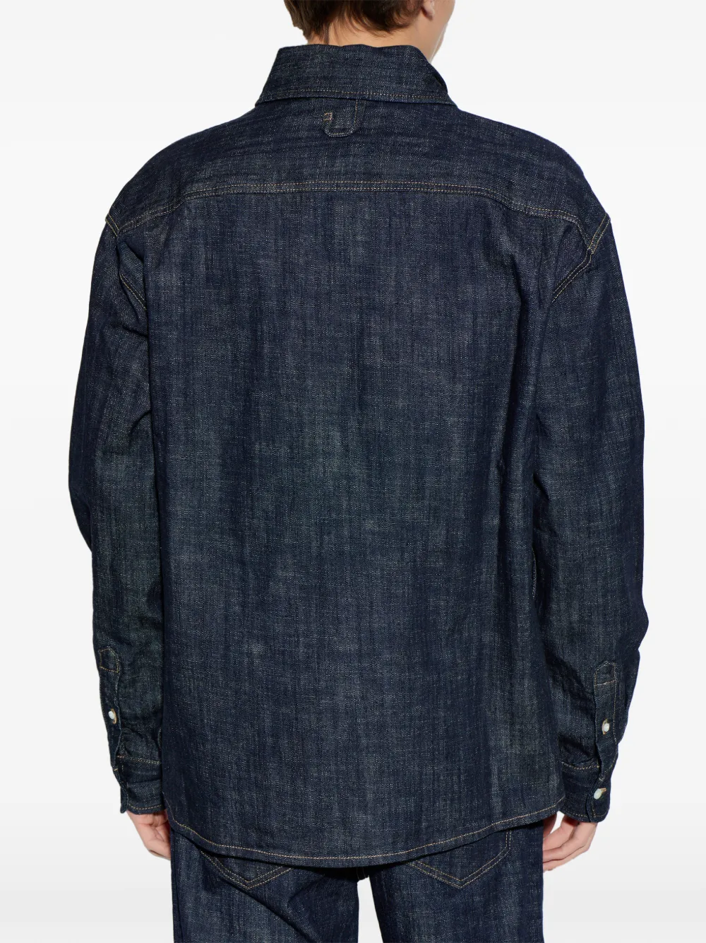Jacquemus Simon denim overhemd Blauw