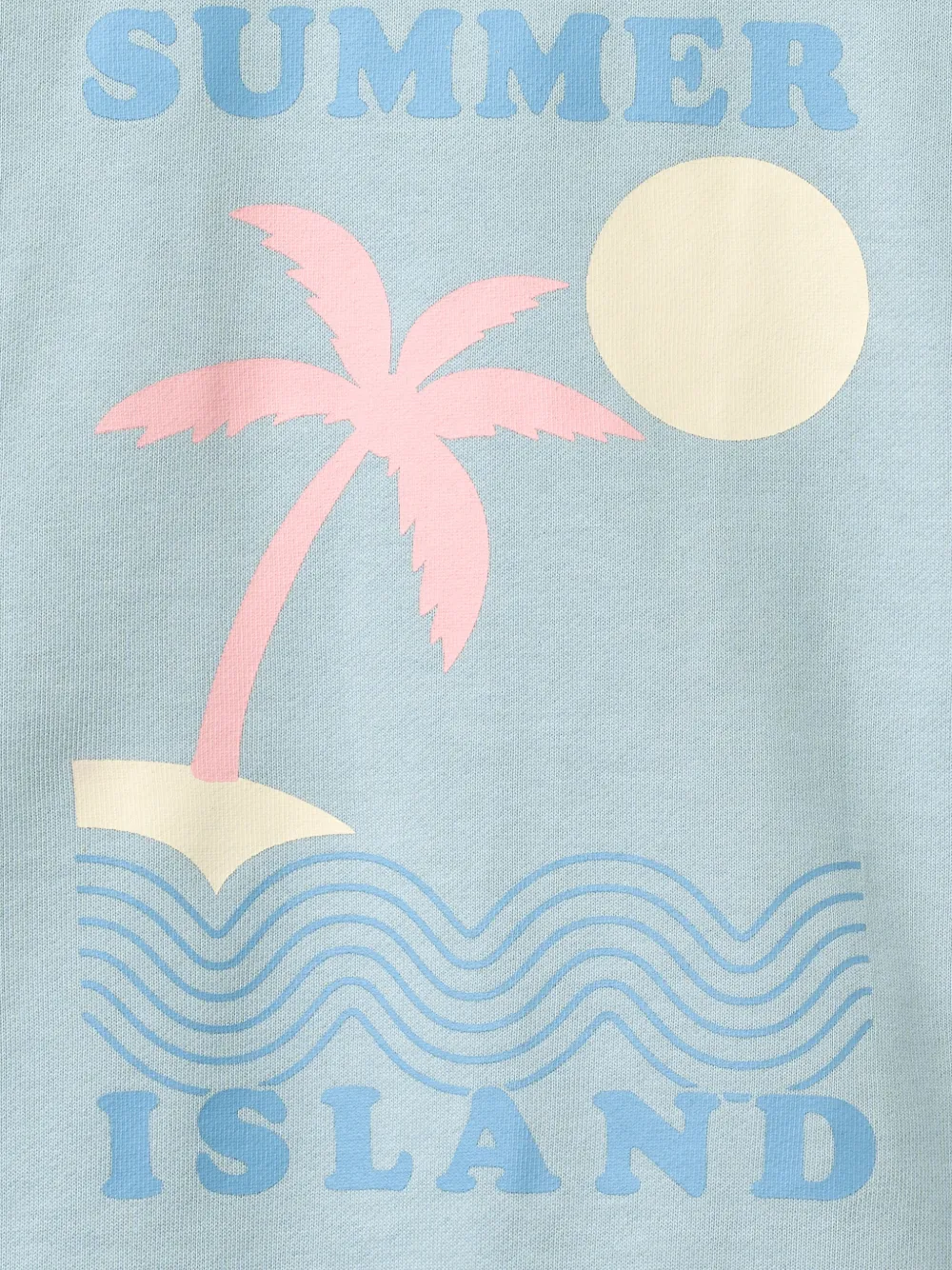  Wheat Graphic-print Sweatshirt - Blue 