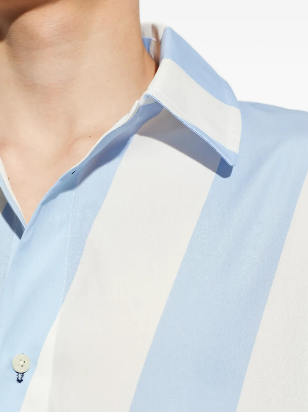 Jacquemus Gestreepte overhemd Blauw