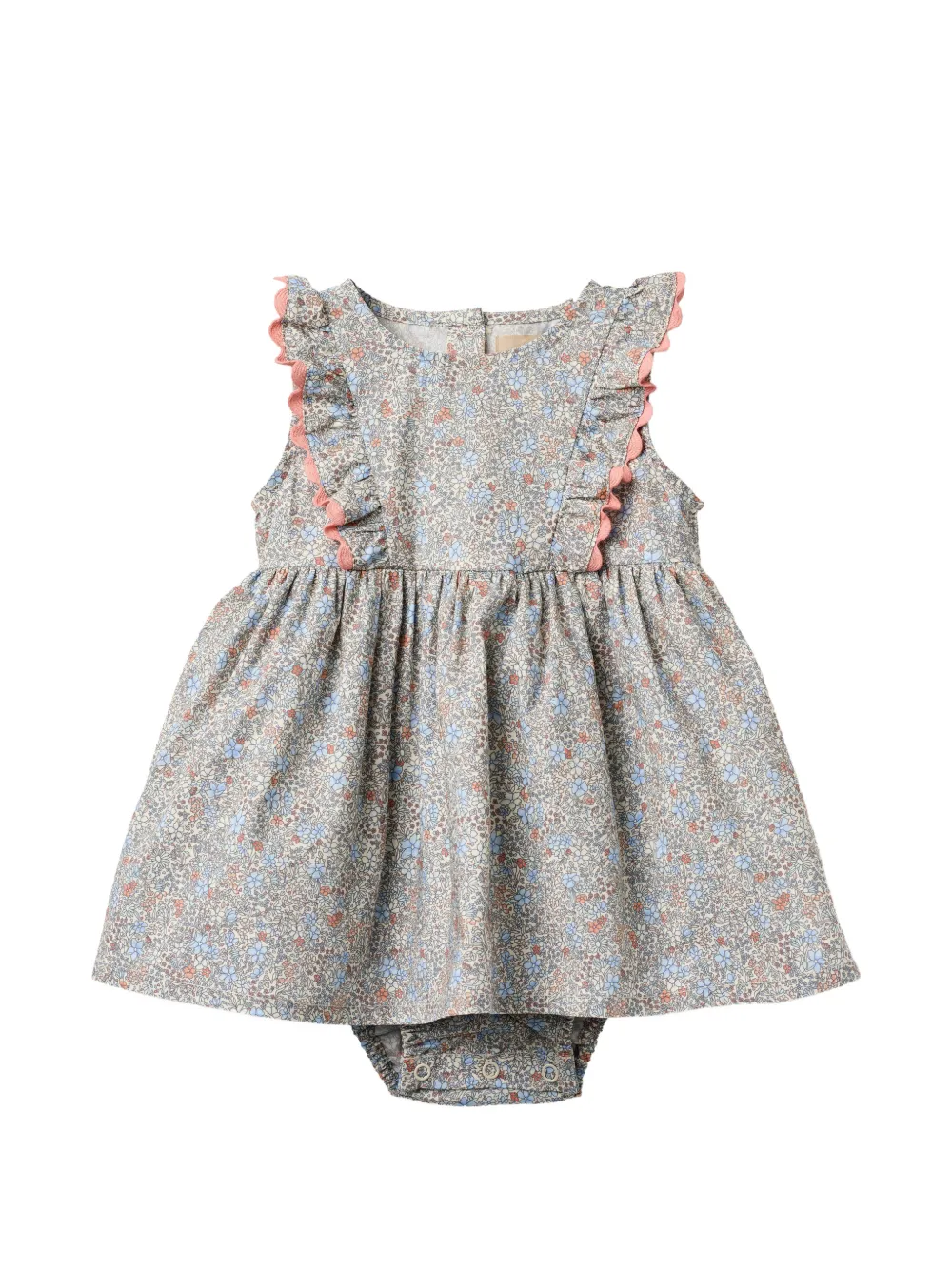 WHEAT Sofia ruffled floral-print dress set - Toni neutri