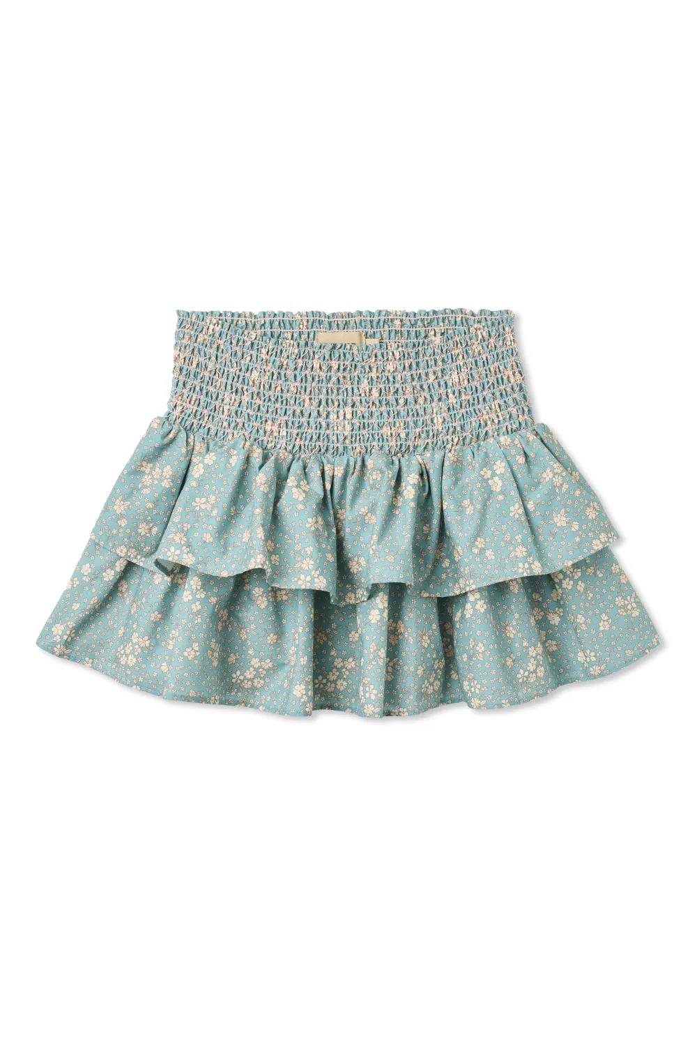 WHEAT Hilary ruffled floral-print skirt - Blu