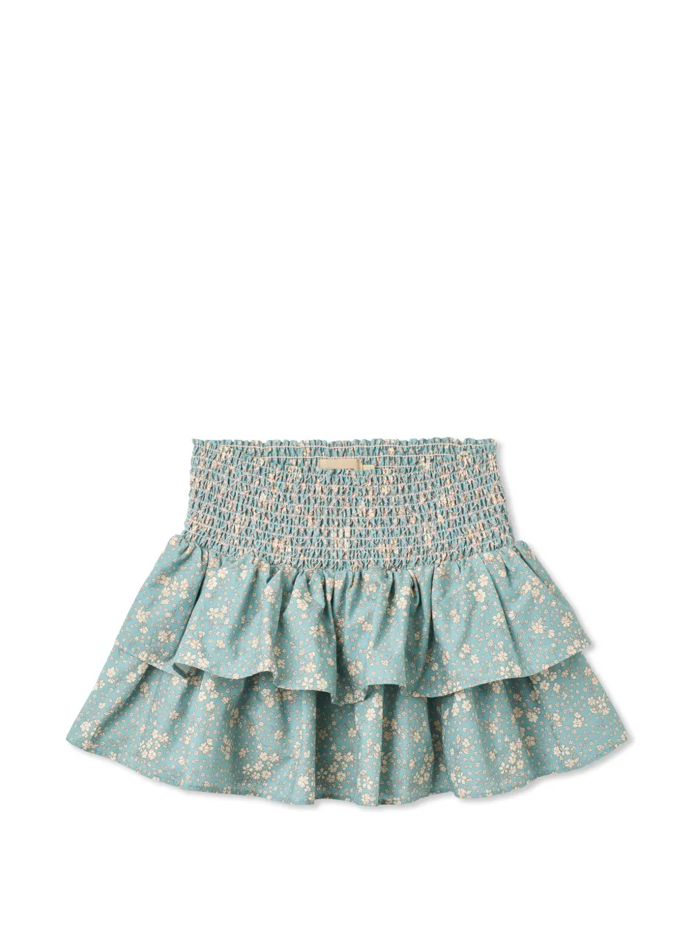 WHEAT Hilary ruffled floral-print skirt - Blu