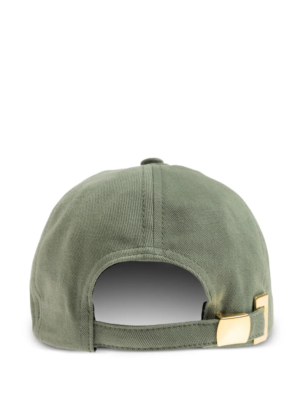  Balmain Logo Print Cap Hat - Green 