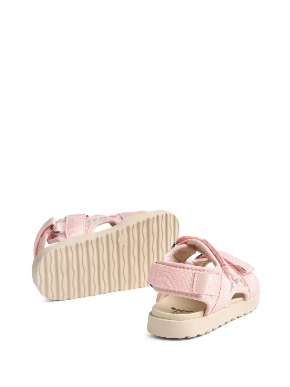  Wheat Mandy Floral-print Sandals - Pink 