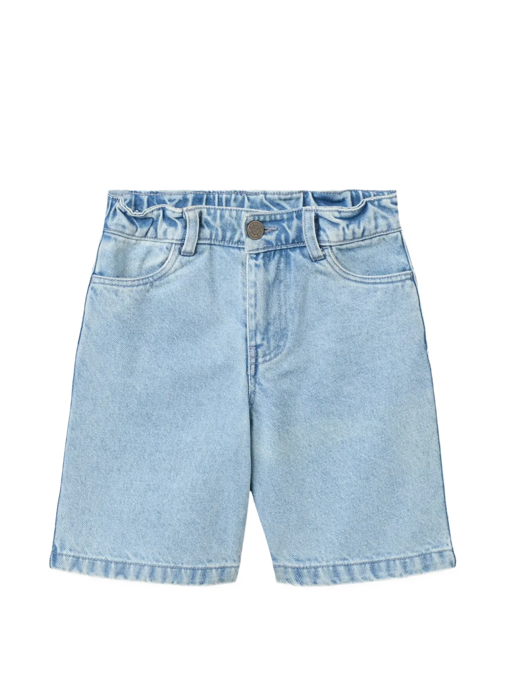 WHEAT Christian logo-patch shorts - Blau