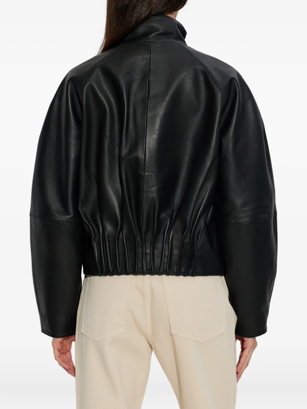 By Malene Birger Jack met omslag en knopen Zwart