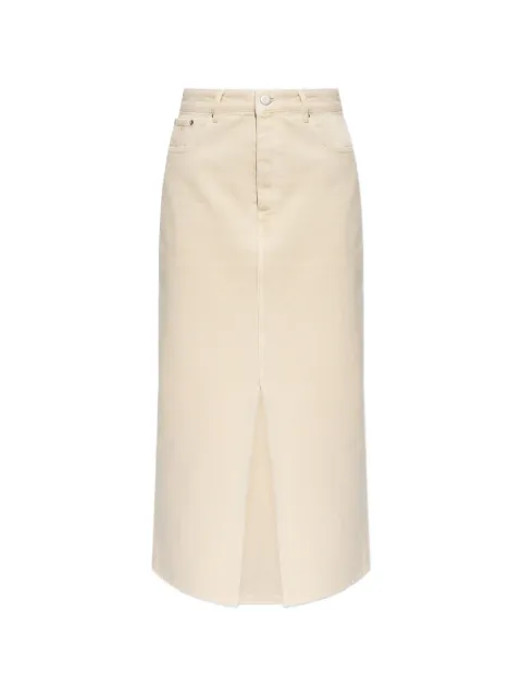 By Malene Birger Phoenix front-slit midi skirt