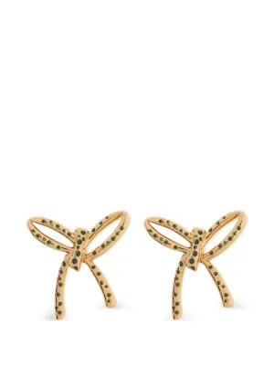 Marni ロゴ ピアス | ゴールドトーン | FARFETCH JP