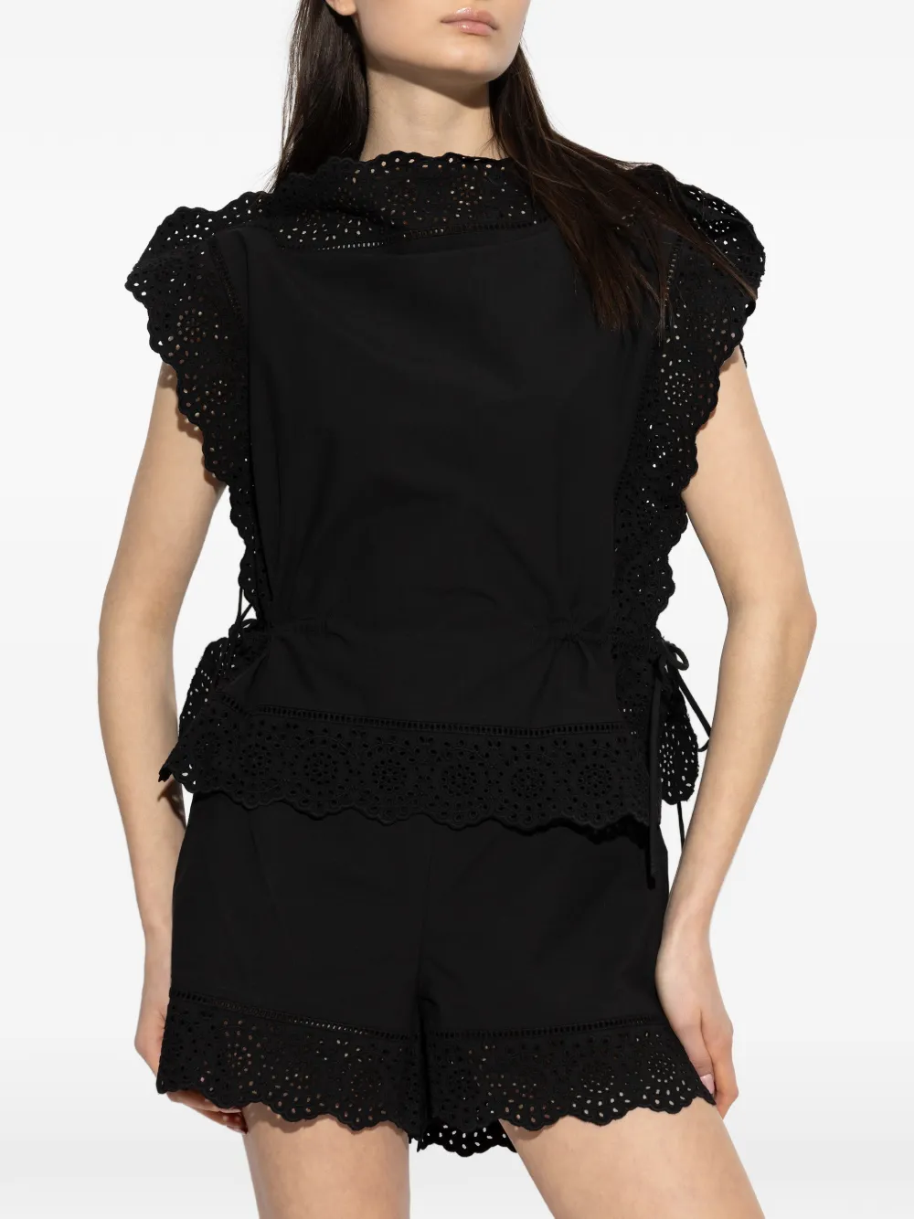  By Malene Birger Gerda Tie-sides Blouse - Black 