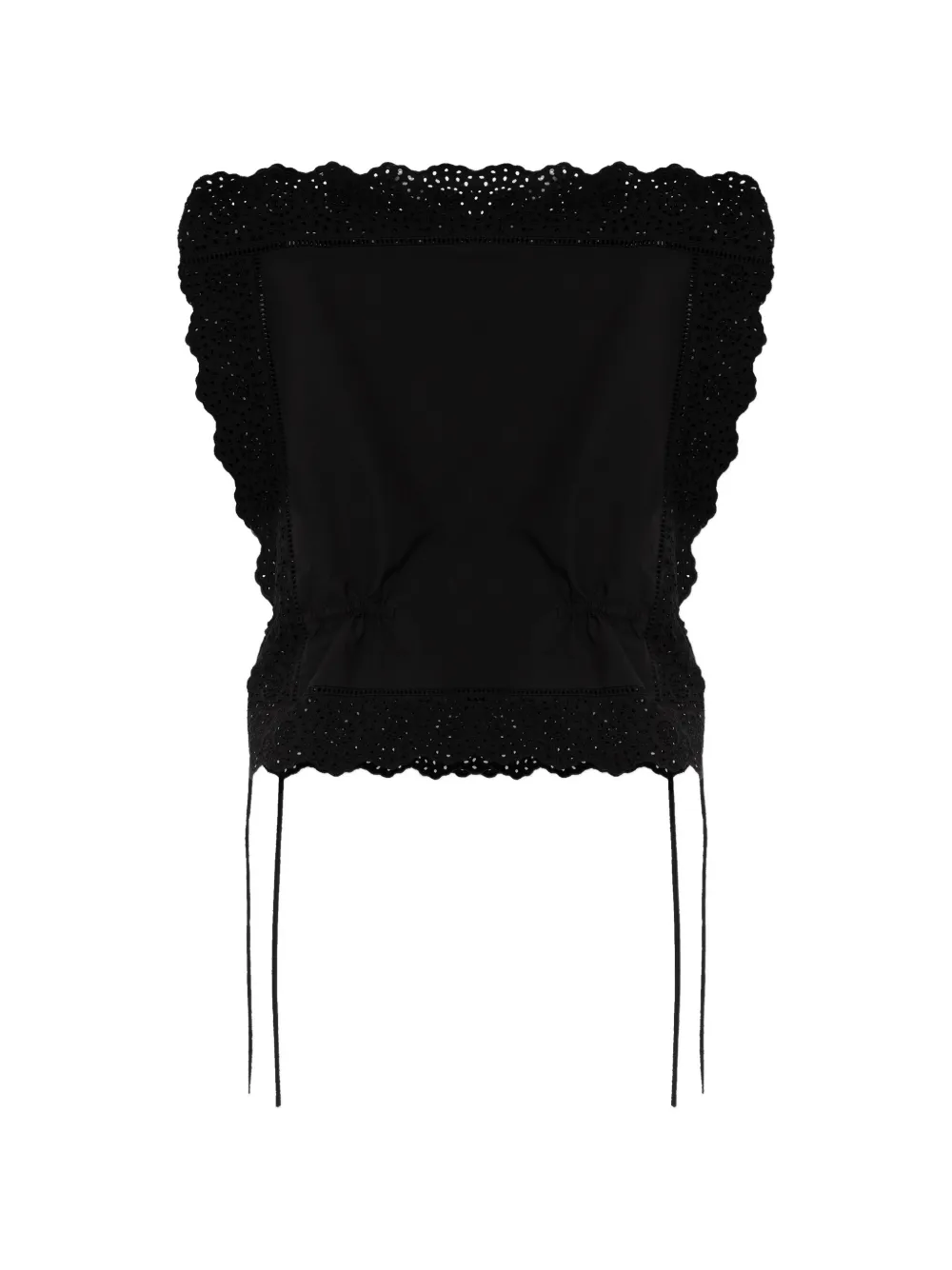 By Malene Birger Gerda tie-sides blouse - Nero