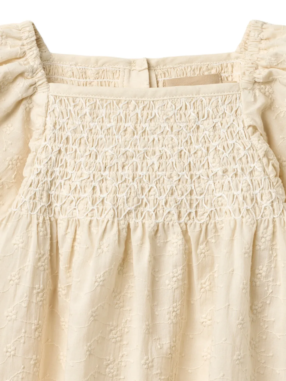  Wheat Elva Smocked-detail Dress - Neutrals 