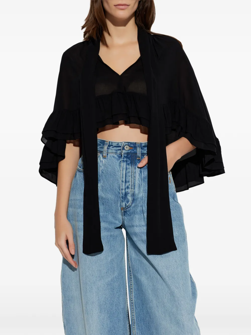  By Malene Birger Cedi Cape Jacket - Black 