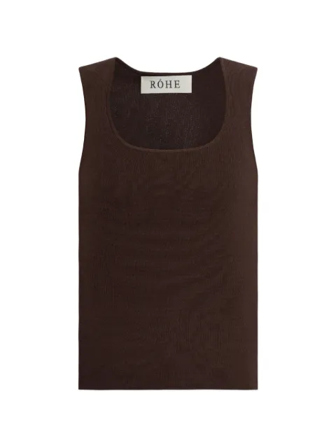 Róhe Braun square-neck top
