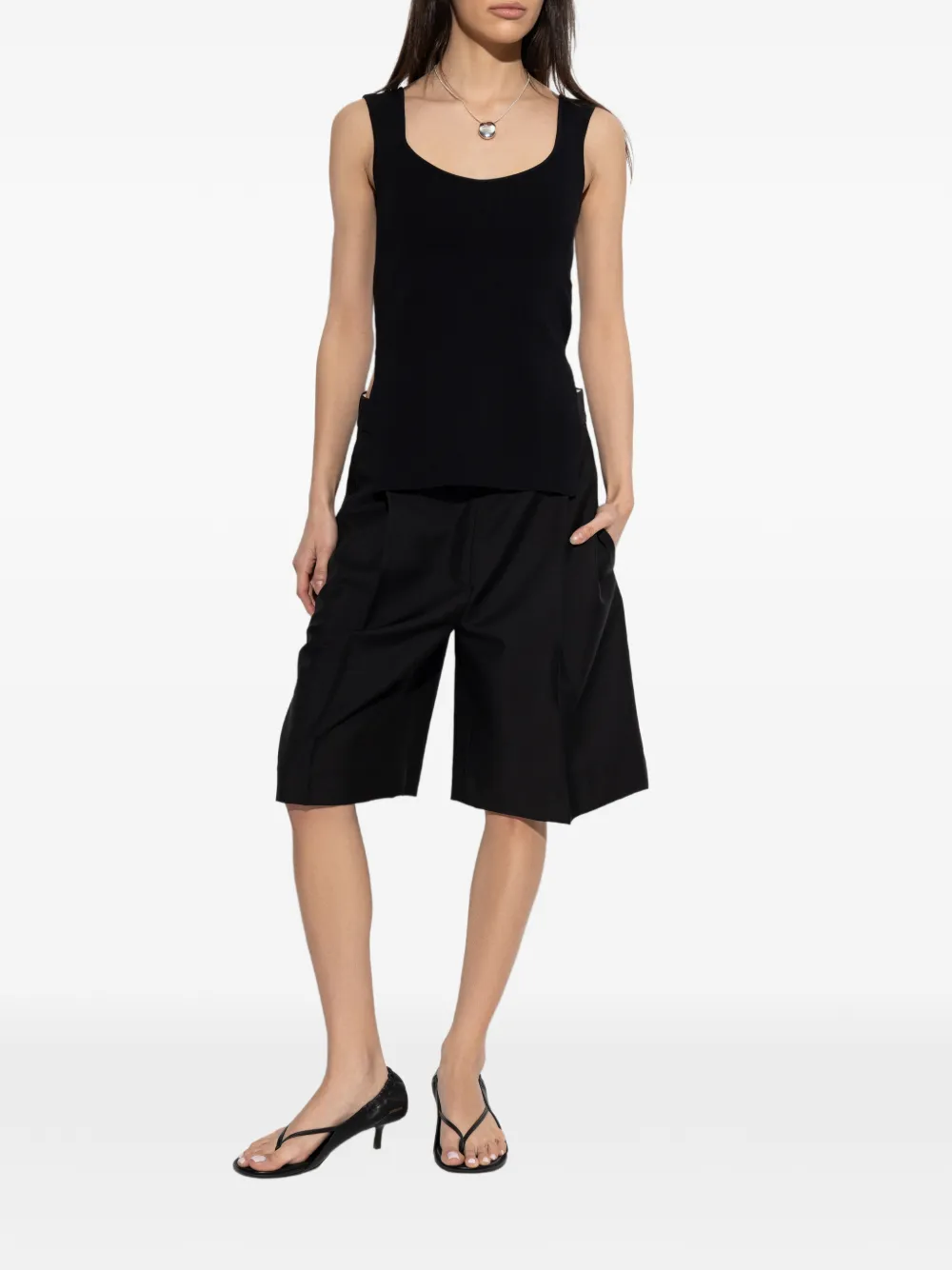  Róhe Tailored Shorts - Black 