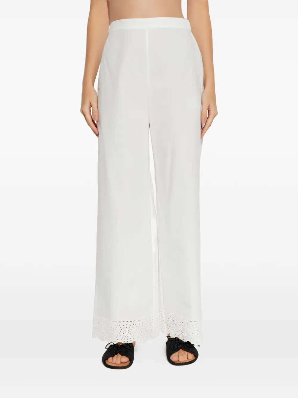 Gretana Broderie-Anglaise Trousers