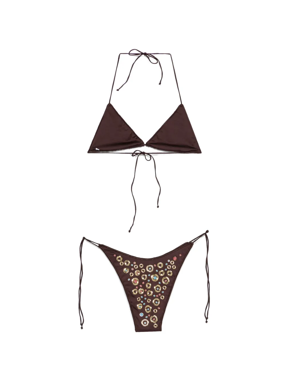  Oséree Stud Bikini - Brown 