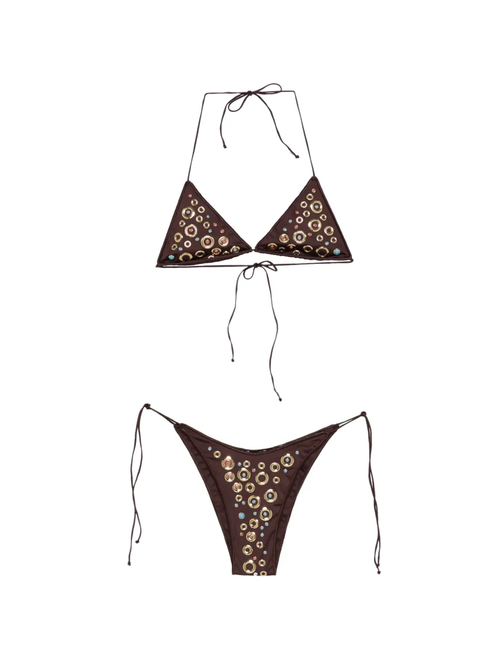 Oséree Stud bikini - Marrone