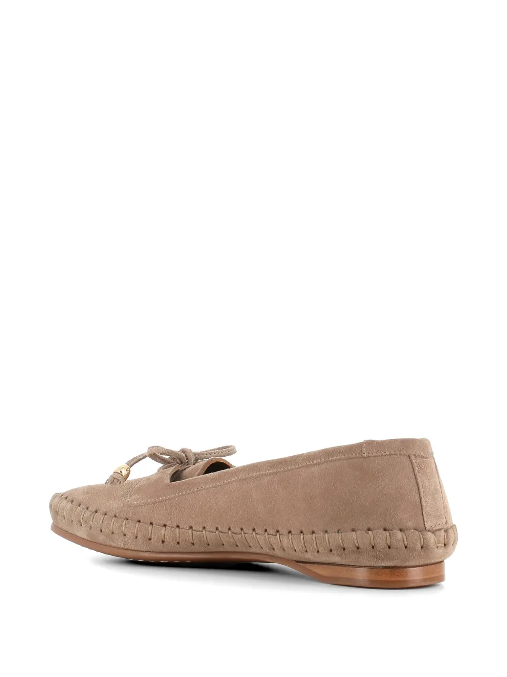 Alexander Hotto tie-detail loafers Beige