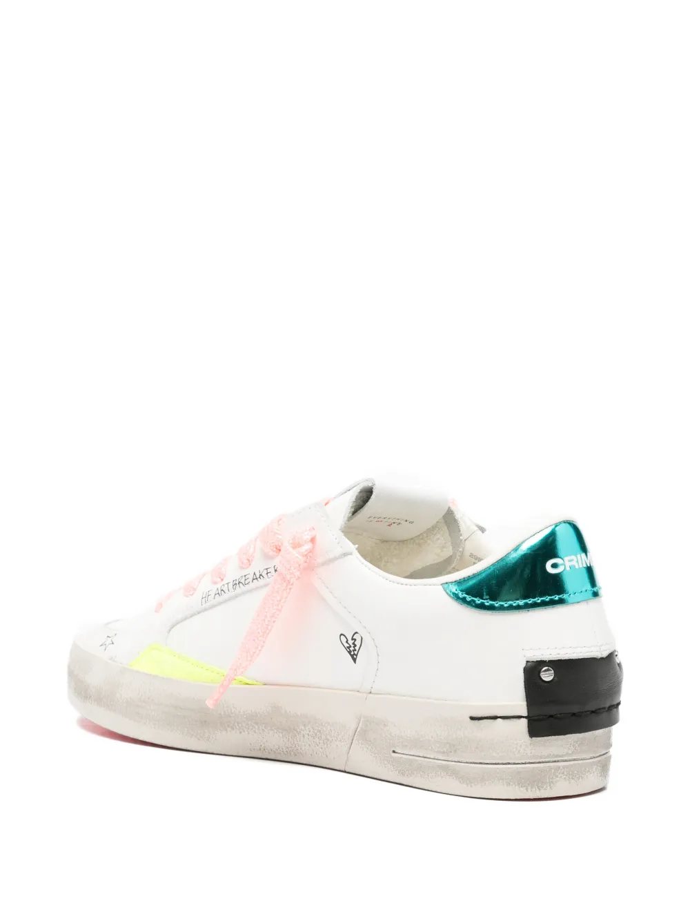 Crime London Sk8 Deluxe Sunset Rebel sneakers Wit