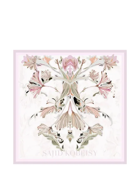 Saiid Kobeisy large flower scarf
