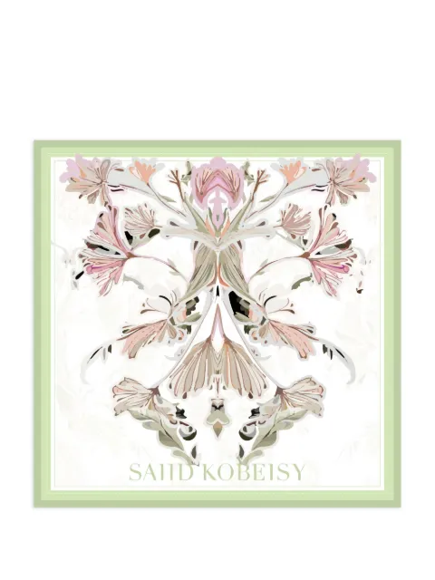 Saiid Kobeisy medium floral scarf