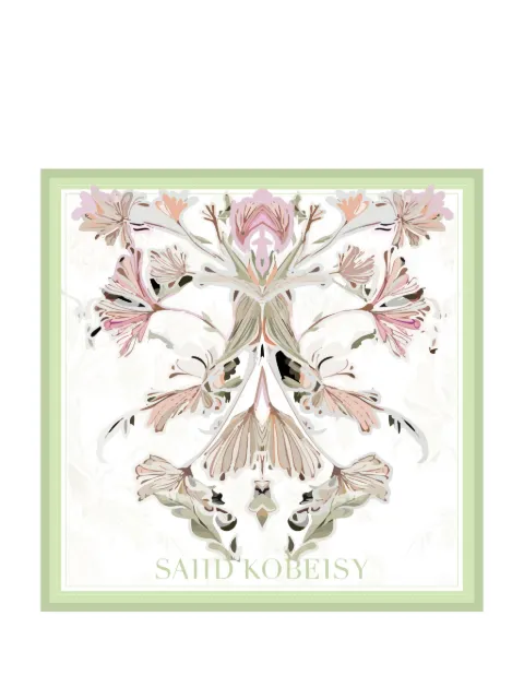 Saiid Kobeisy mascada con estampado floral