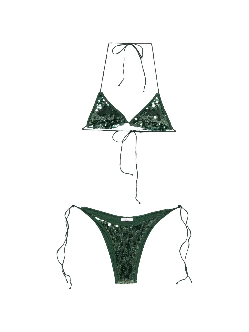 Oséree Marylin sequinned bikini - Verde