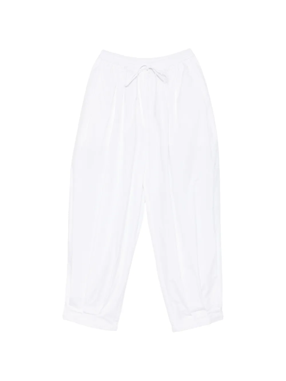MARK KENLY DOMINO TAN Paily MKDT drawstring trousers - Bianco