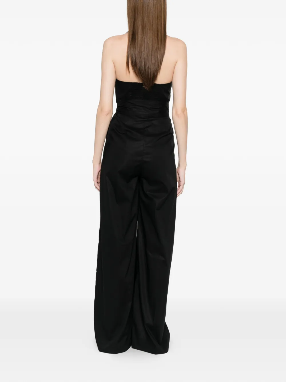 TWINSET Popeline jumpsuit Zwart