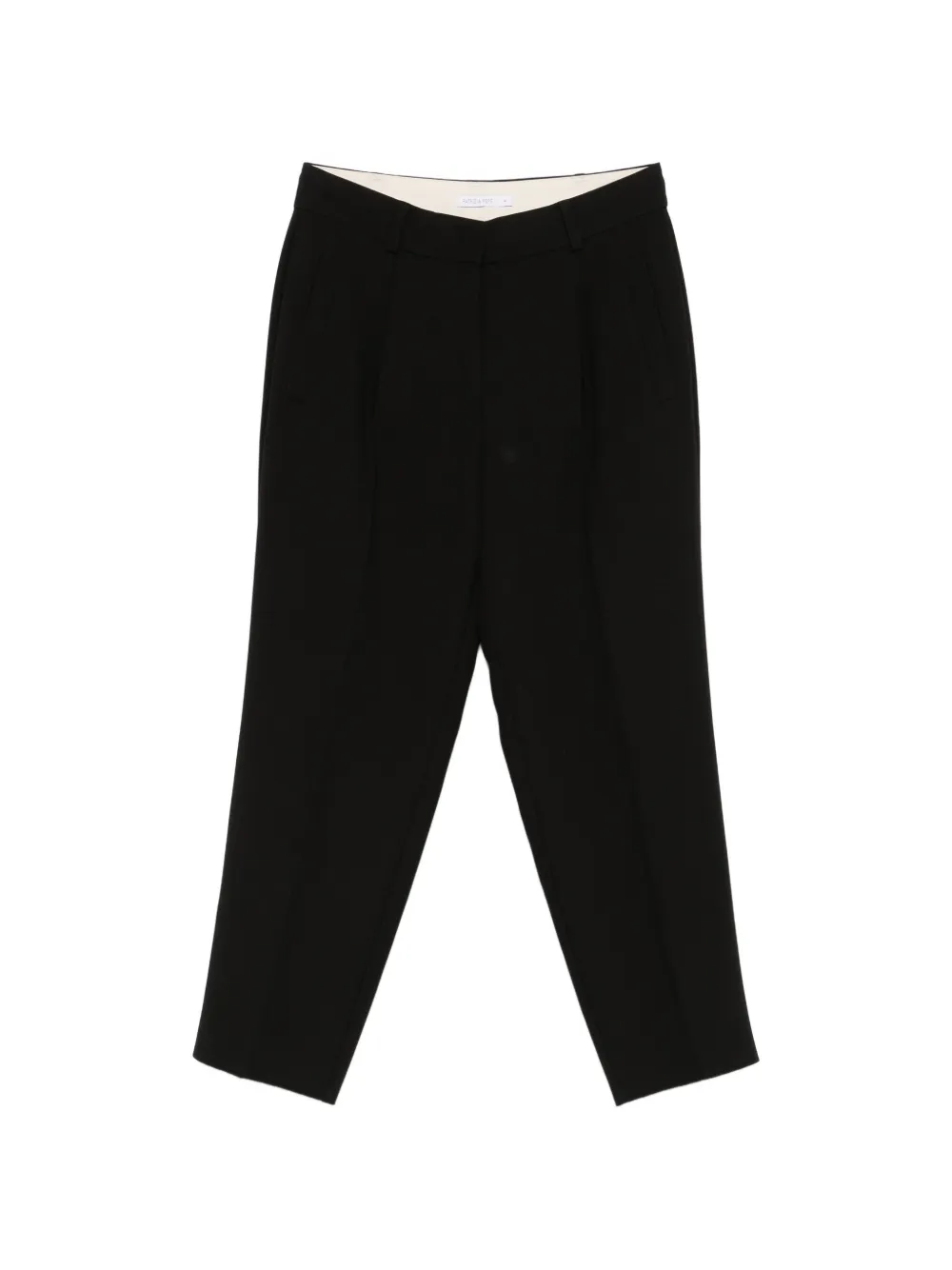 Patrizia Pepe belt-loop pocket trousers - Nero