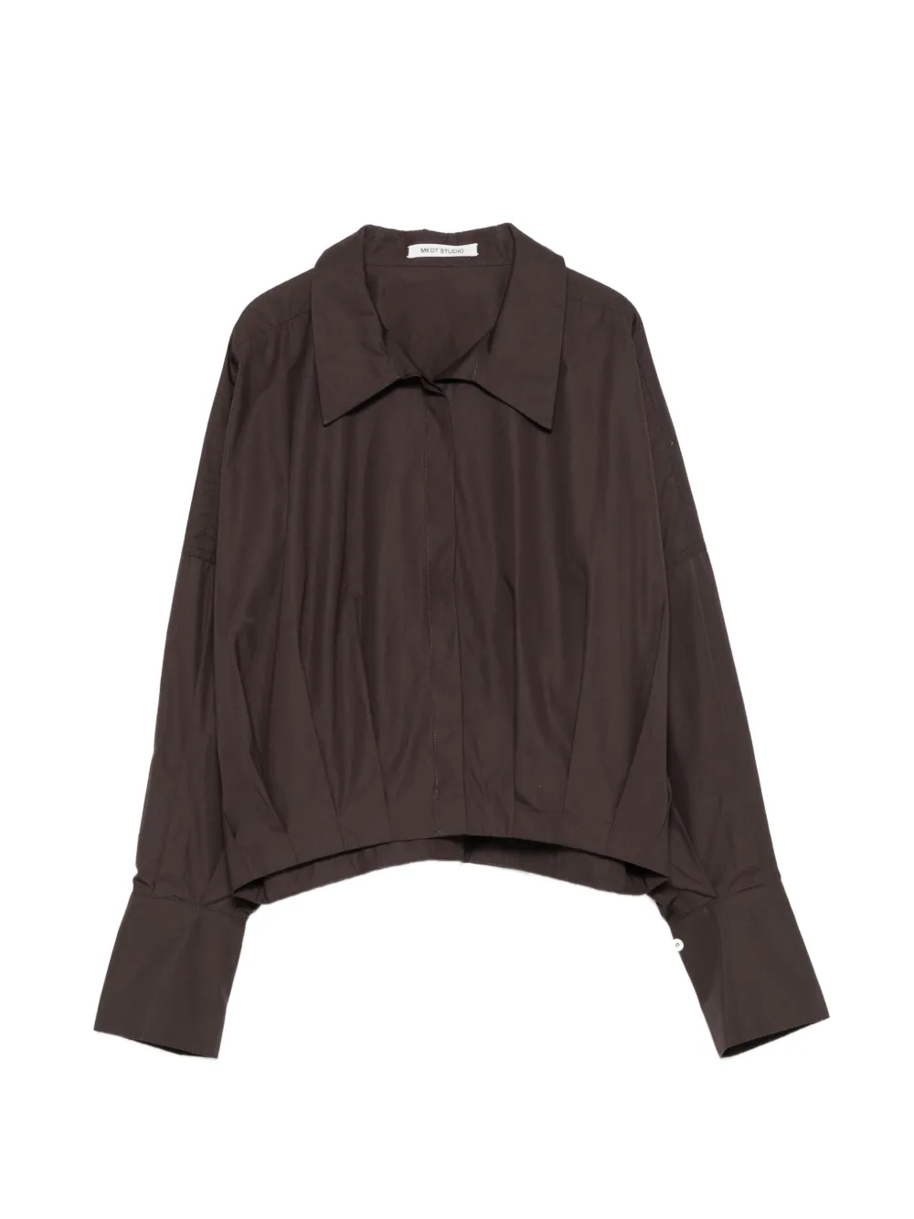 MARK KENLY DOMINO TAN Saina collared shirt - Marrone
