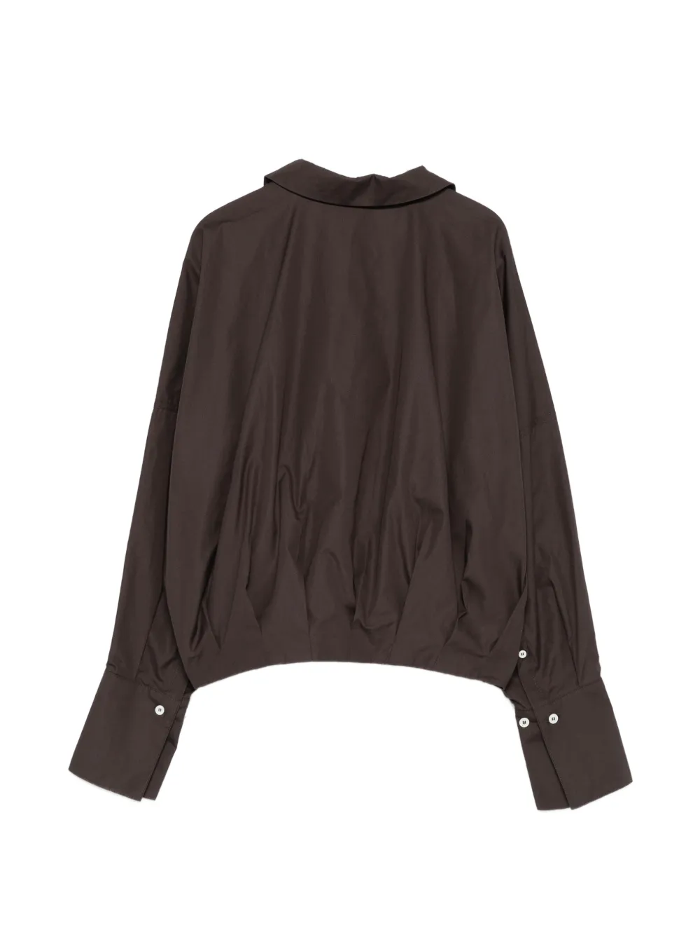 MARK KENLY DOMINO TAN Saina blouse met kraag Bruin