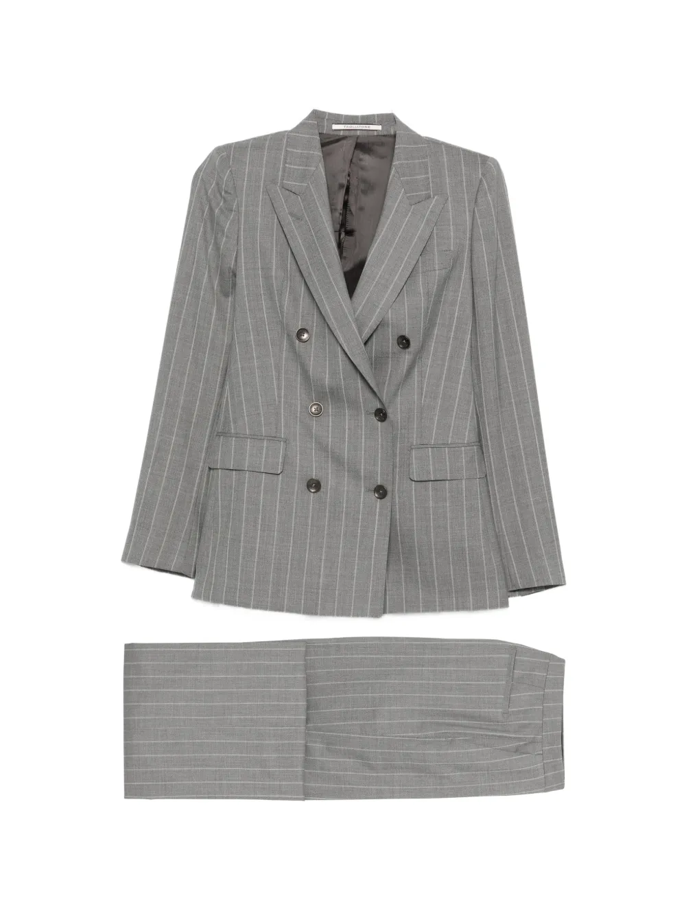 Tagliatore pinstripe double-breasted suit - Grigio