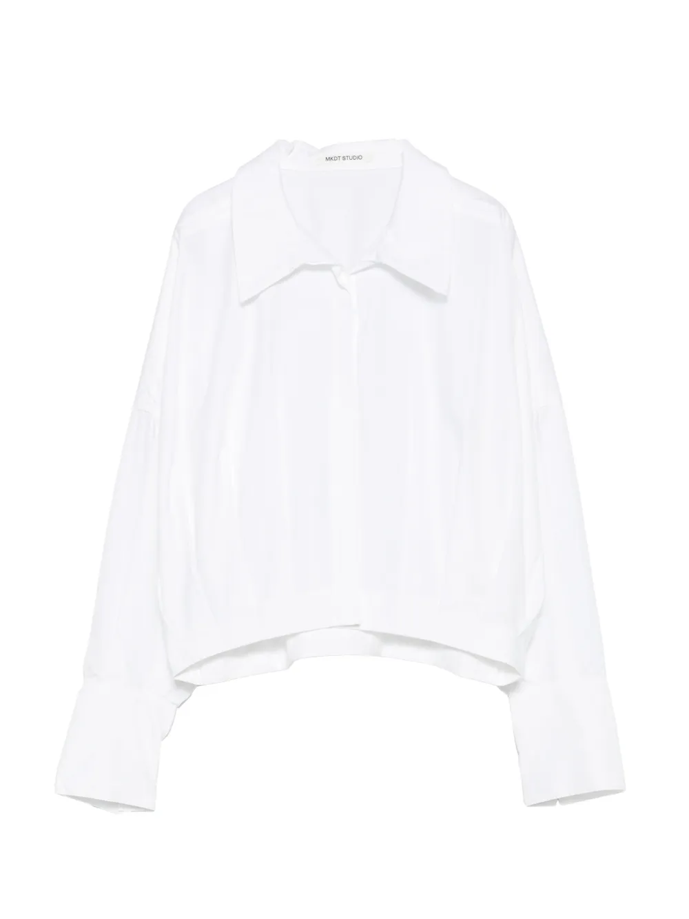 MARK KENLY DOMINO TAN Saina collared shirt - Bianco