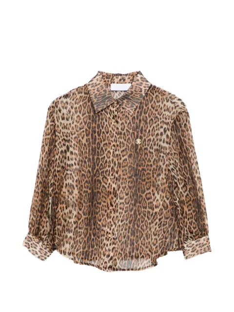 Roberto Cavalli Junior animal-print shirt