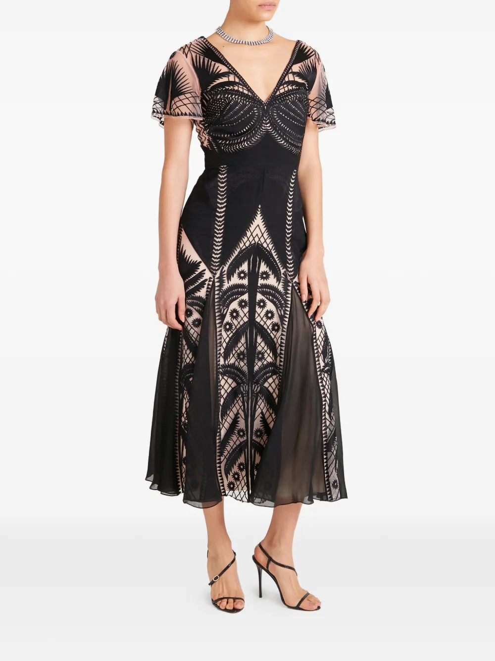 Temperley London Giselle jurk Zwart