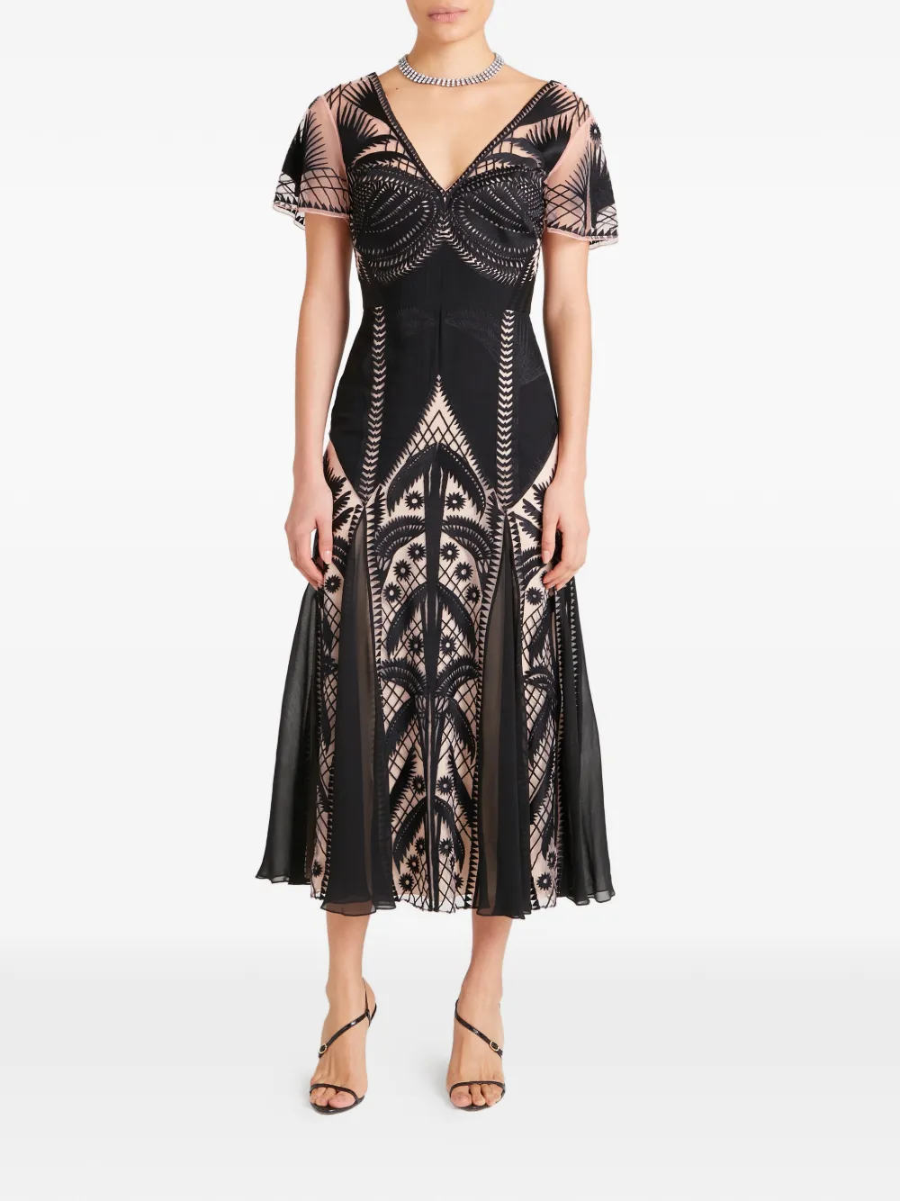 Temperley London Giselle jurk Zwart