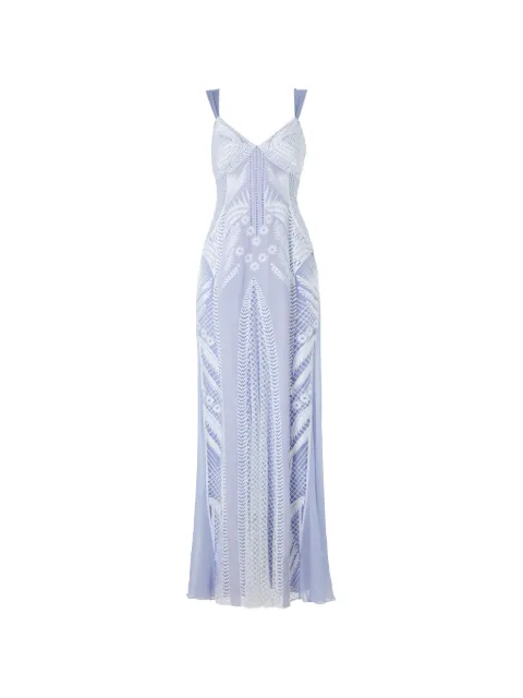 Temperley London Giselle embroidered maxi dress