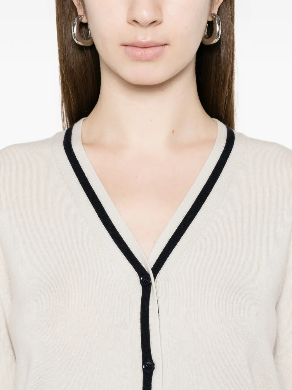'S Max Mara Vest met V-hals Beige