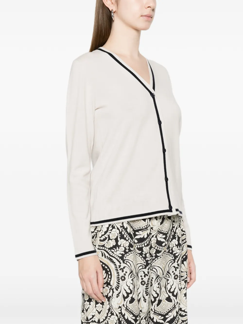  's Max Mara V-neck Cardigan - Neutrals 