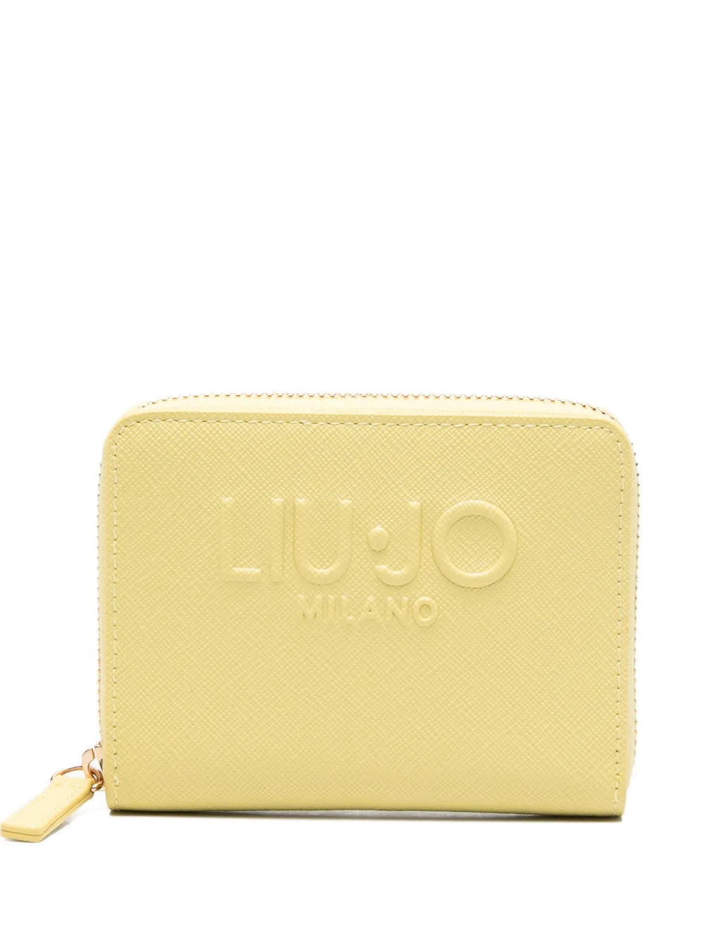 LIU JO logo zip wallet - Giallo