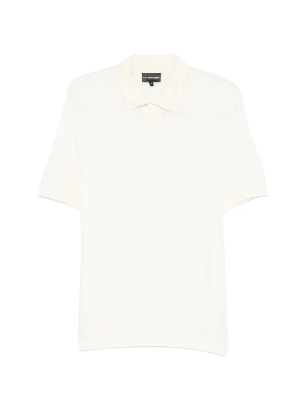 Emporio Armani short-sleeve polo shirt - Toni neutri