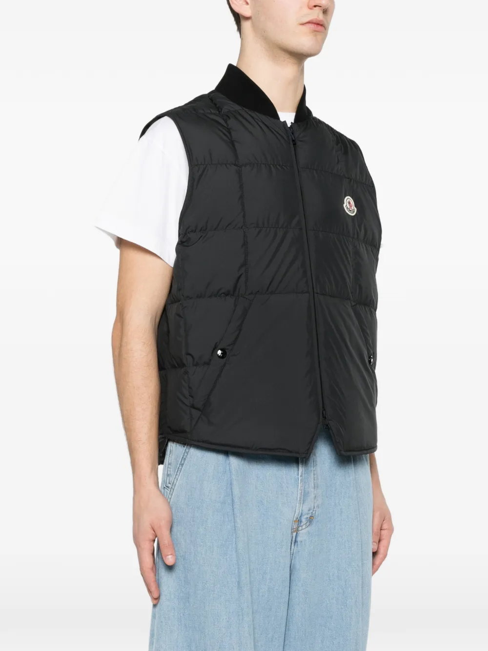Moncler Elberton bodywarmer Zwart